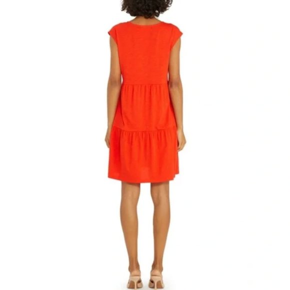 Social Standard by Sanctuary V-Neck, Knit Tiered Dress szM   NWT - Picture 4 of 13